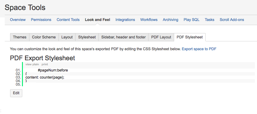 Confluence - PDF customized export, difference between PDF Layout and